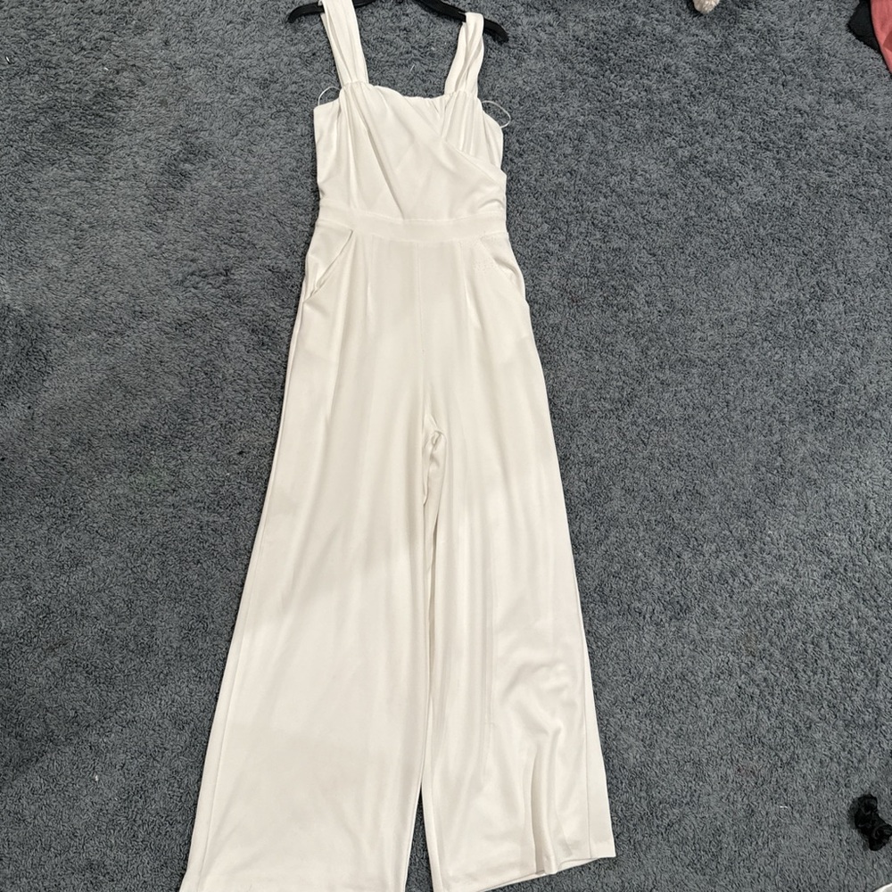 Versona Cream Jumpsuit